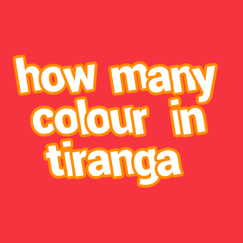 how many colour in tiranga